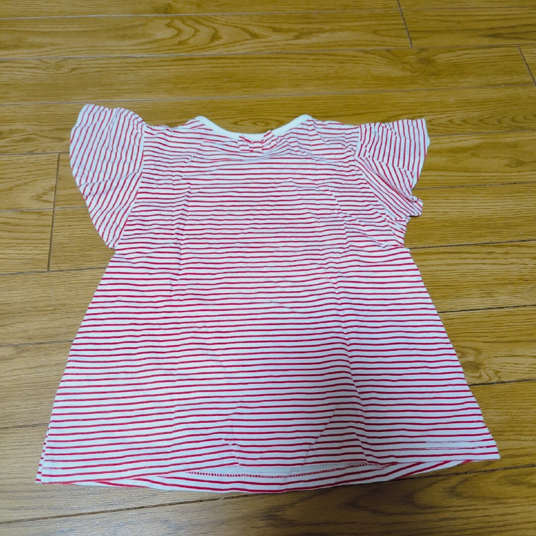 3can4on(サンカンシオン)のボーダーシャツ キッズ/ベビー/マタニティのキッズ服女の子用(90cm~)(Tシャツ/カットソー)の商品写真