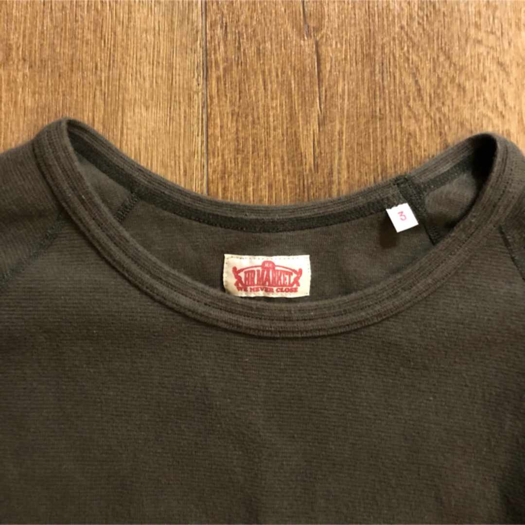 HOLLYWOOD RANCH MARKET(ハリウッドランチマーケット)の2枚まとめ売り！ハリランHロゴカットソーremireliefHRMorslow メンズのトップス(Tシャツ/カットソー(七分/長袖))の商品写真