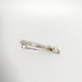 MIKIMOTO ネクタイピン パール付き シルバー 冠婚葬祭