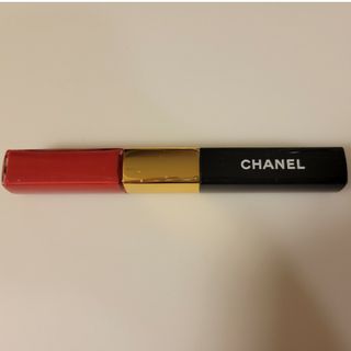 シャネル(CHANEL)のル ルージュ デュオ ウルトラ トゥニュ54 ストロベリーレッド(口紅)