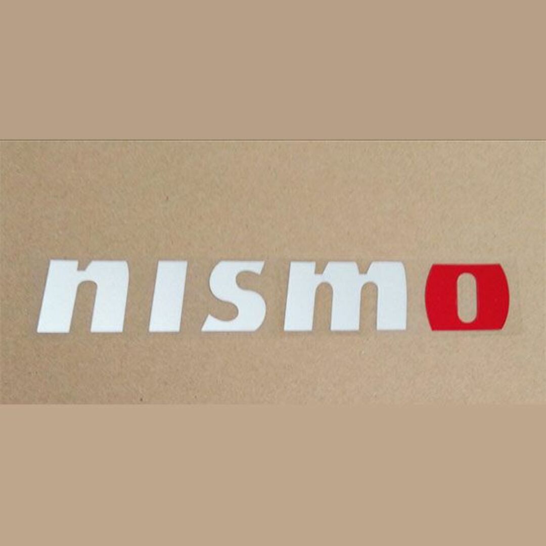 nismo(ニスモ)のnismo ニスモ　ステッカー　デカール　白文字　２枚セット 自動車/バイクの自動車(車外アクセサリ)の商品写真