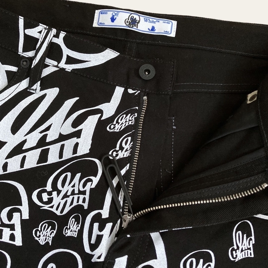 新品 Off-White™ × KATSU グラフィティ デニムパンツ 34