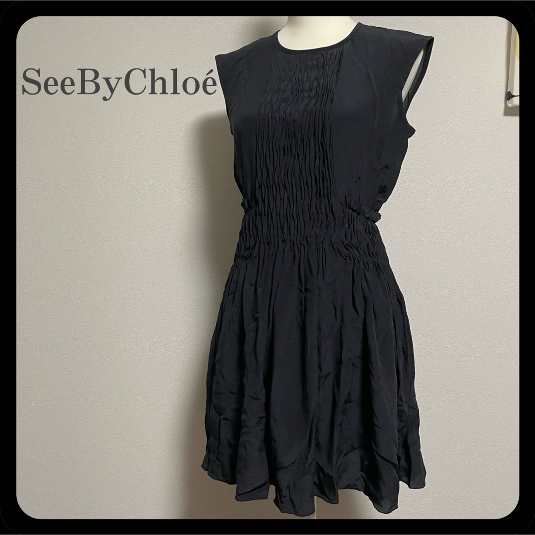 SEE BY CHLOE - 【美品】see by Chloe シーバイクロエ シルク シフォン