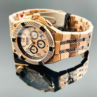 VERSACE - 新品未使用・送料無料 Versus Versace メンズ高級腕時計