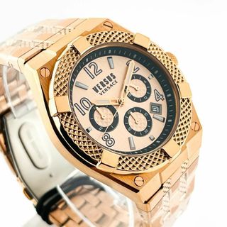VERSACE - 新品未使用・送料無料 Versus Versace メンズ高級腕時計
