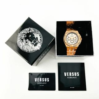 VERSACE - 新品未使用・送料無料 Versus Versace メンズ高級腕時計