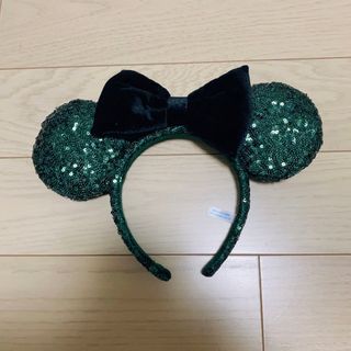 ディズニー(Disney)のディズニー　カチューシャ　グリーン(カチューシャ)