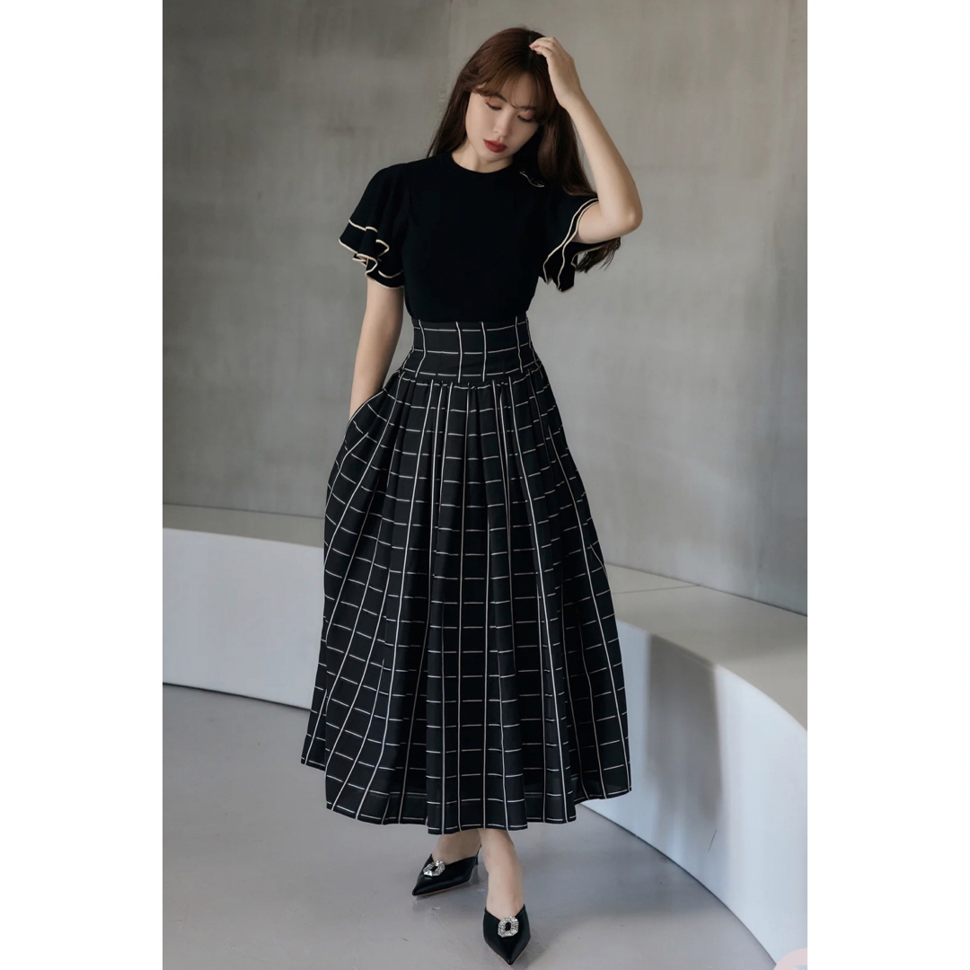 Her lip to - herlipto Checked Jacquard Volume Skirtの通販 by shop