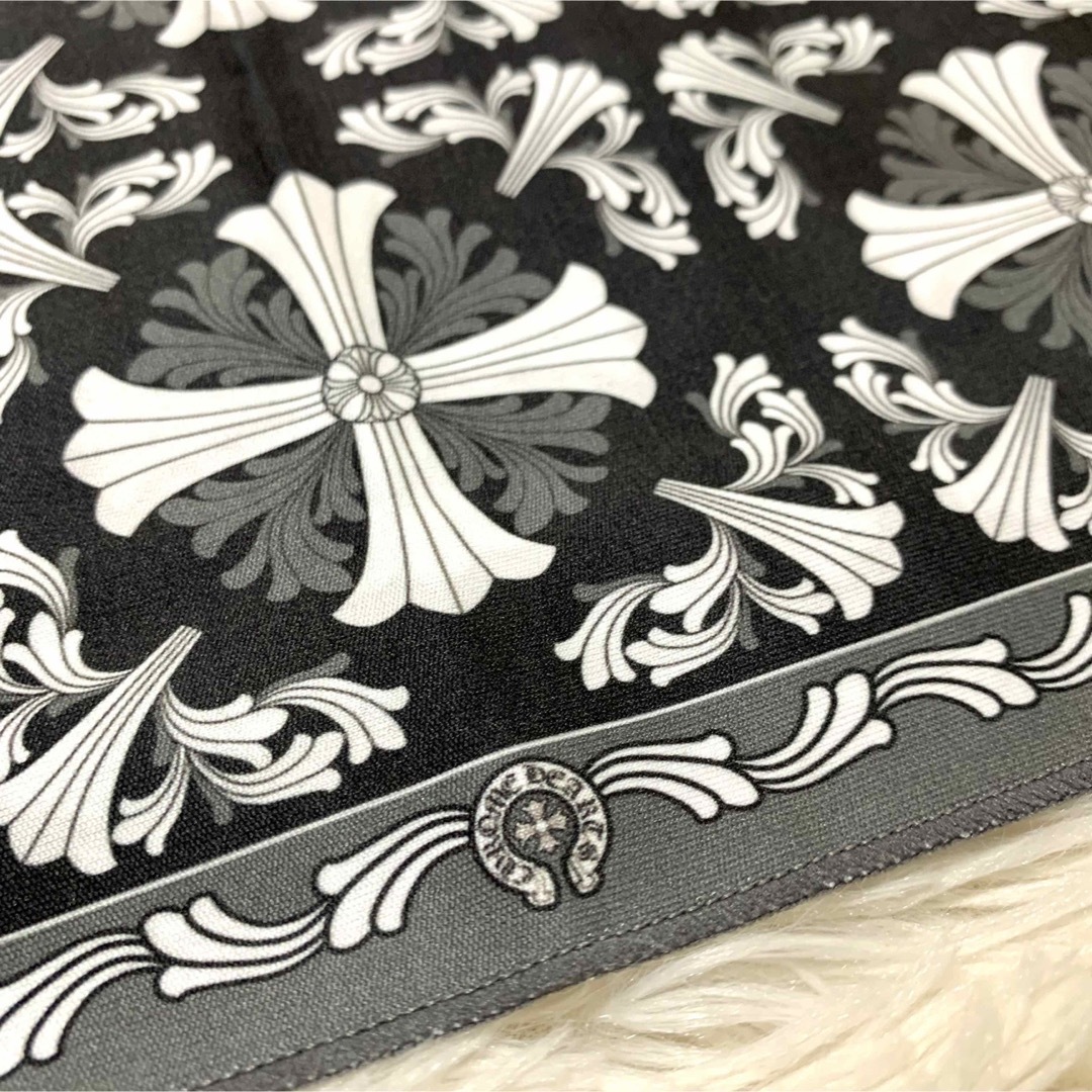 未使用/箱付】CHROME HEARTS クロムハーツ 眼鏡拭き ハンカチ