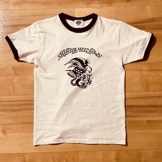 キャリー(CALEE)のTATTOO STUDIO YAMADA 【Ringer T-shirt】(Tシャツ/カットソー(半袖/袖なし))