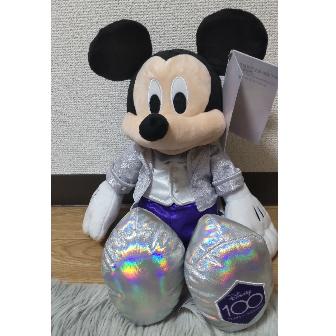 Disney(ディズニー)の１００周年ミッキーと１周年ミニーのセット エンタメ/ホビーのおもちゃ/ぬいぐるみ(ぬいぐるみ)の商品写真