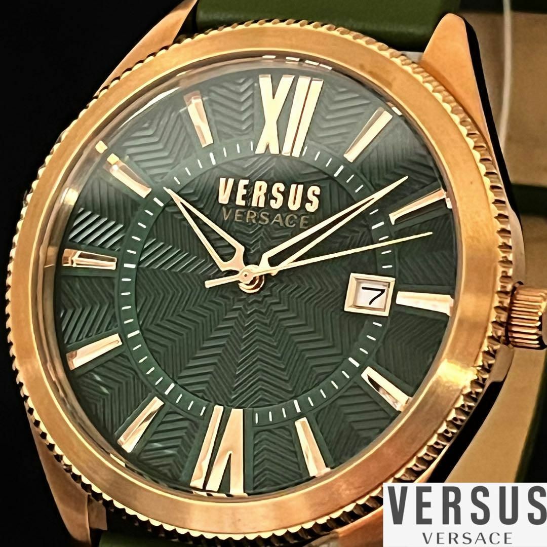 【グリーン色！】Versus Versace/ベルサスベルサーチ/腕時計/新品