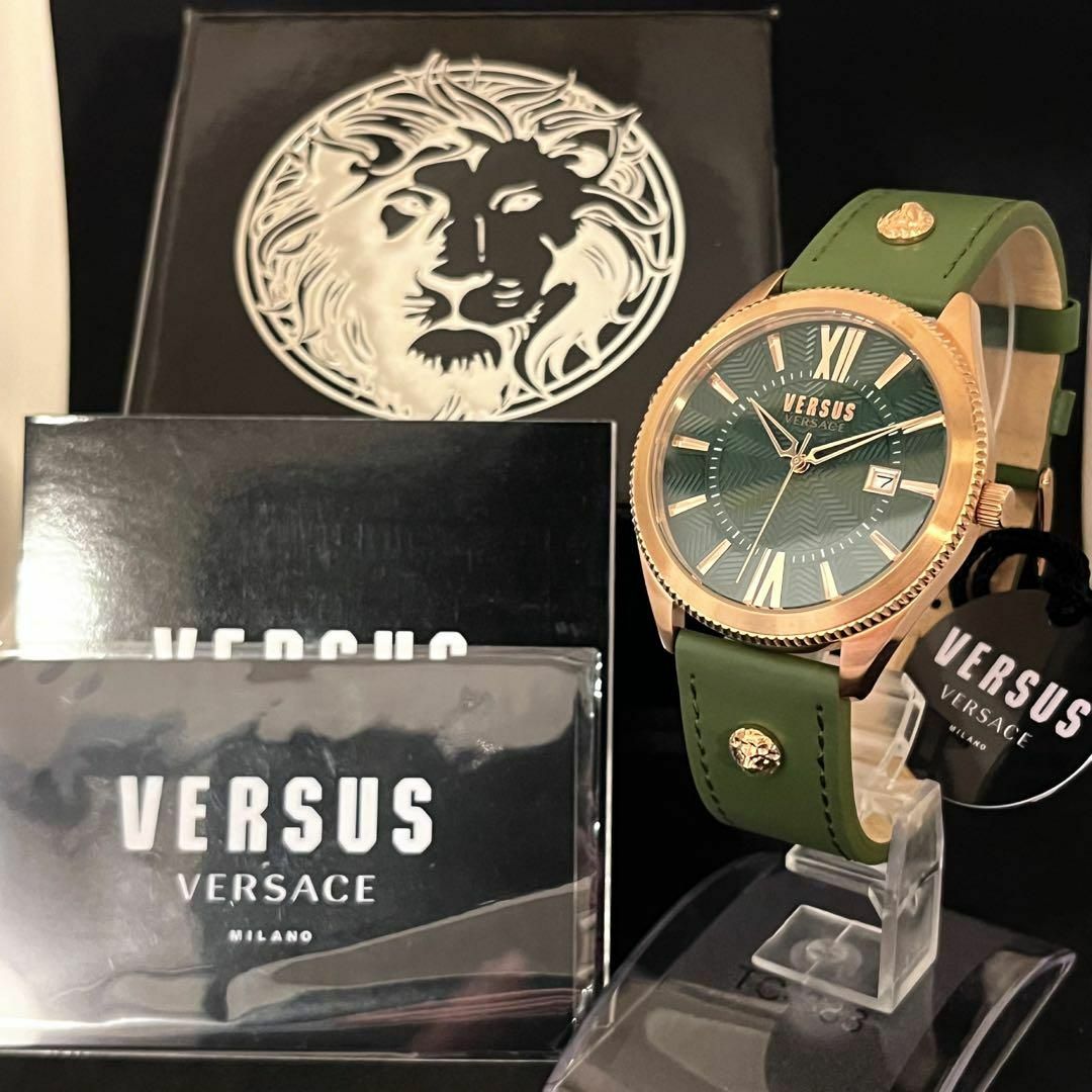 【グリーン色！】Versus Versace/ベルサスベルサーチ/腕時計/新品