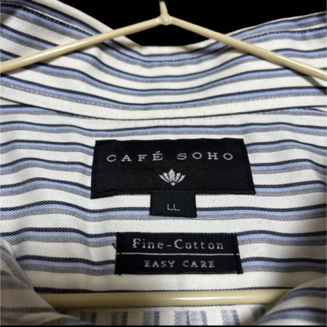 CAFE SOHO Fine Cotton EASY CARE BD 長袖シャツ メンズのトップス(シャツ)の商品写真