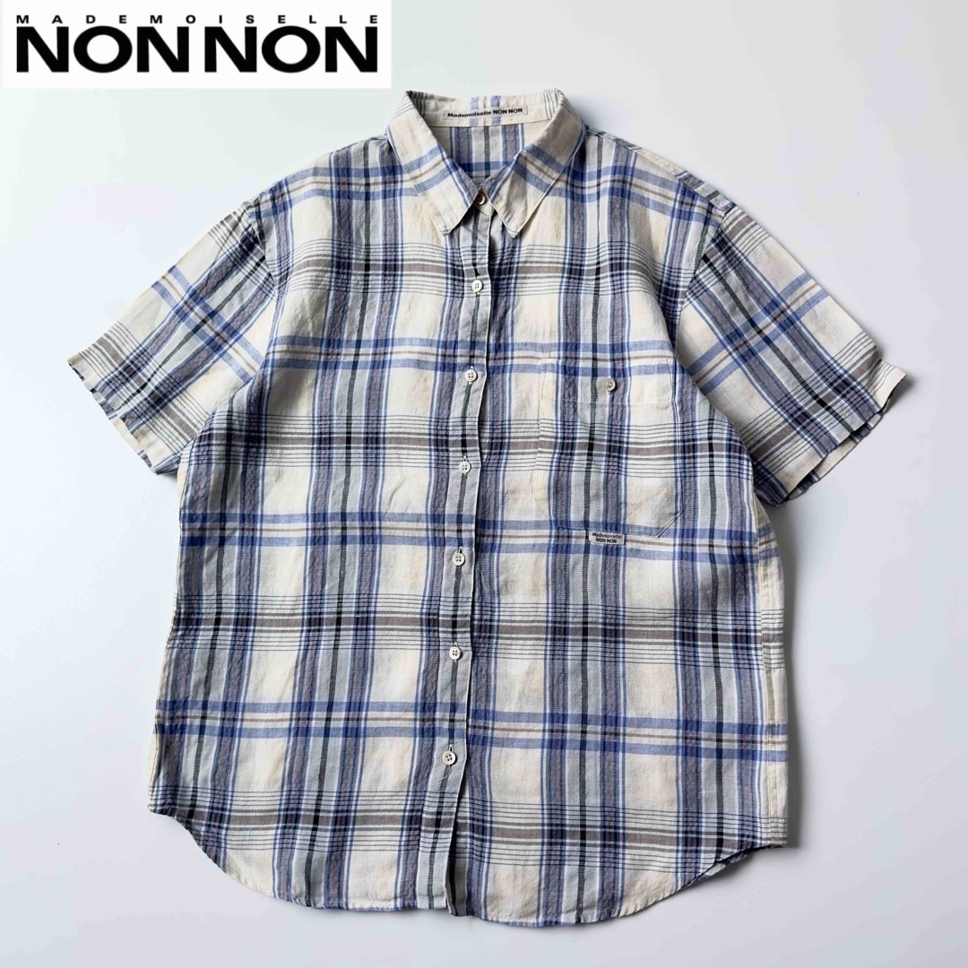 ◆美品◆ ノンノン NONNON ワイシャツ チェック