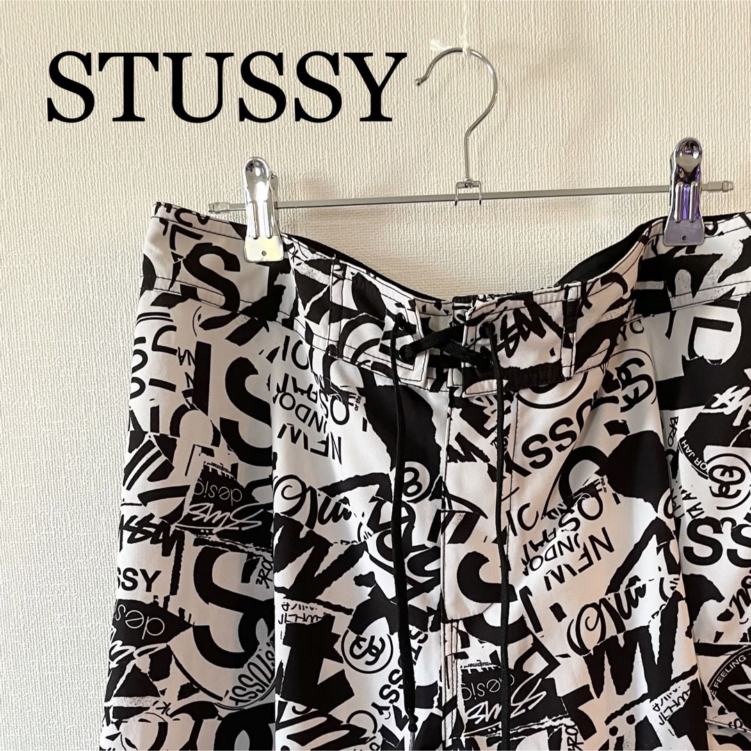 STUSSY(ステューシー)のSTUSSY ステューシー  ショートパンツ  水着 スイムパンツ ハーフ 水陸 メンズのパンツ(ショートパンツ)の商品写真