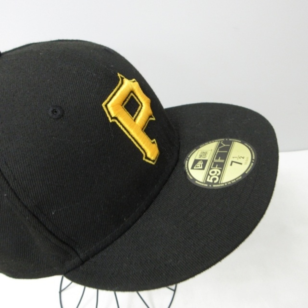 NEW ERA(ニューエラー)のニューエラ 59FIFTY MLB ロゴキャップ 帽子 黒 59.6㎝ メンズの帽子(その他)の商品写真