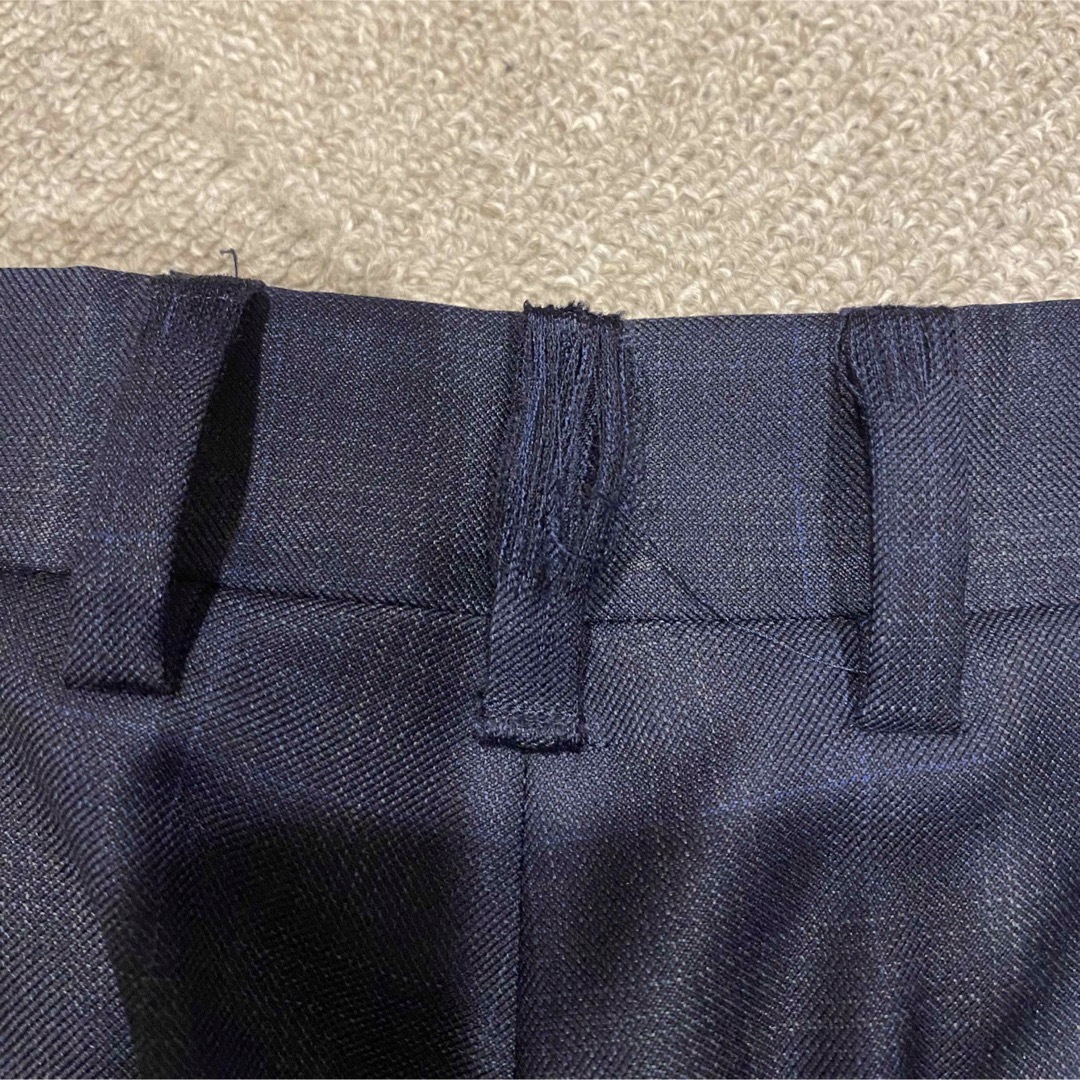 b1276【ロロピアーナ】メンズ パンツ スーツ スラックス ネイビー系