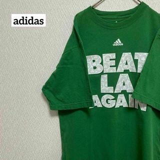 アディダス Tシャツ・カットソー(メンズ)(グリーン・カーキ/緑色系