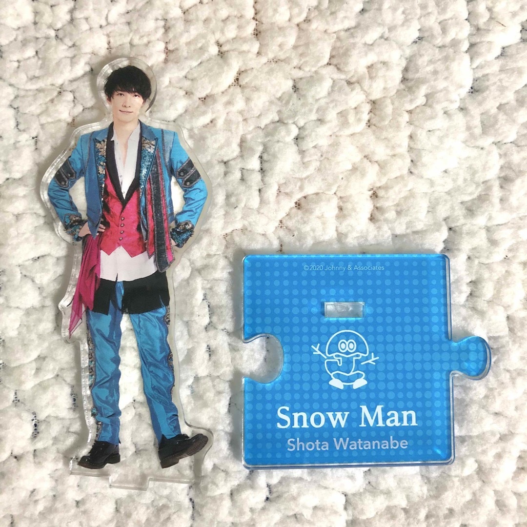 Snow Man 渡辺翔太 ミニうちわ&アクスタセット - アイドルグッズ