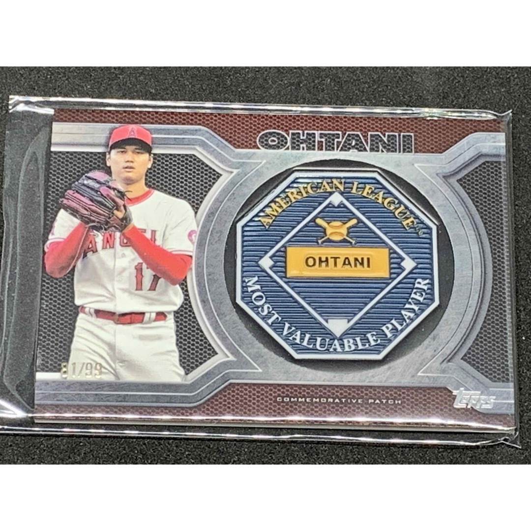 大谷翔平　MVP Topps Japan Edition 99枚限定パッチカード