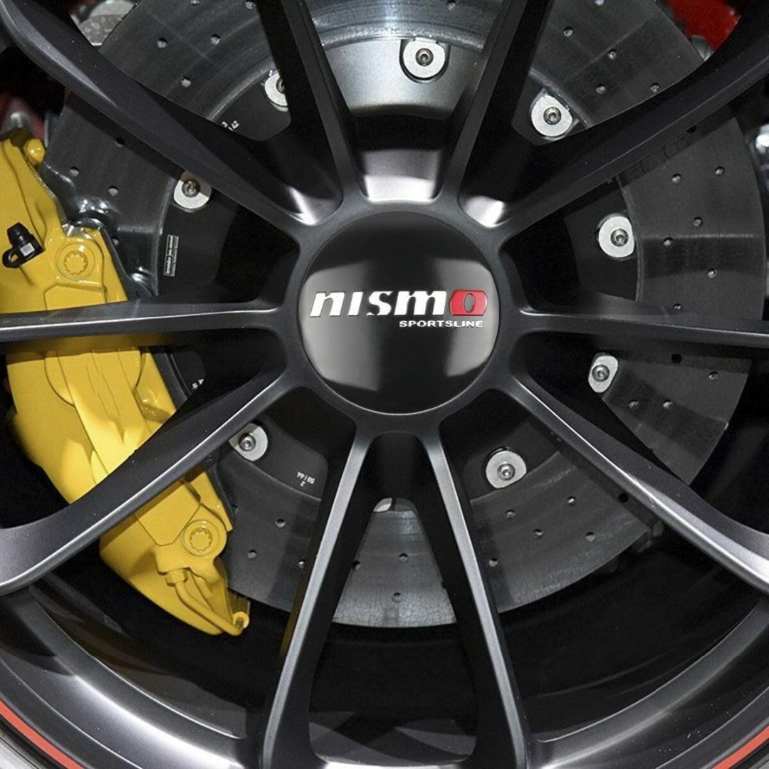 日産 - ニスモ 日産用 ホイールセンターキャップ A 黒台座付 日産 - ニスモ 日産用 ホイールセンターキャップ A 黒台座付