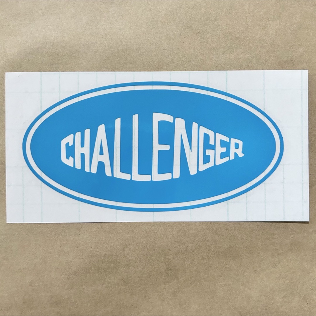 CHALLENGER チャレンジャー ロゴ ステッカー - スケートボード CHALLENGER チャレンジャー ロゴ ステッカー - スケートボード