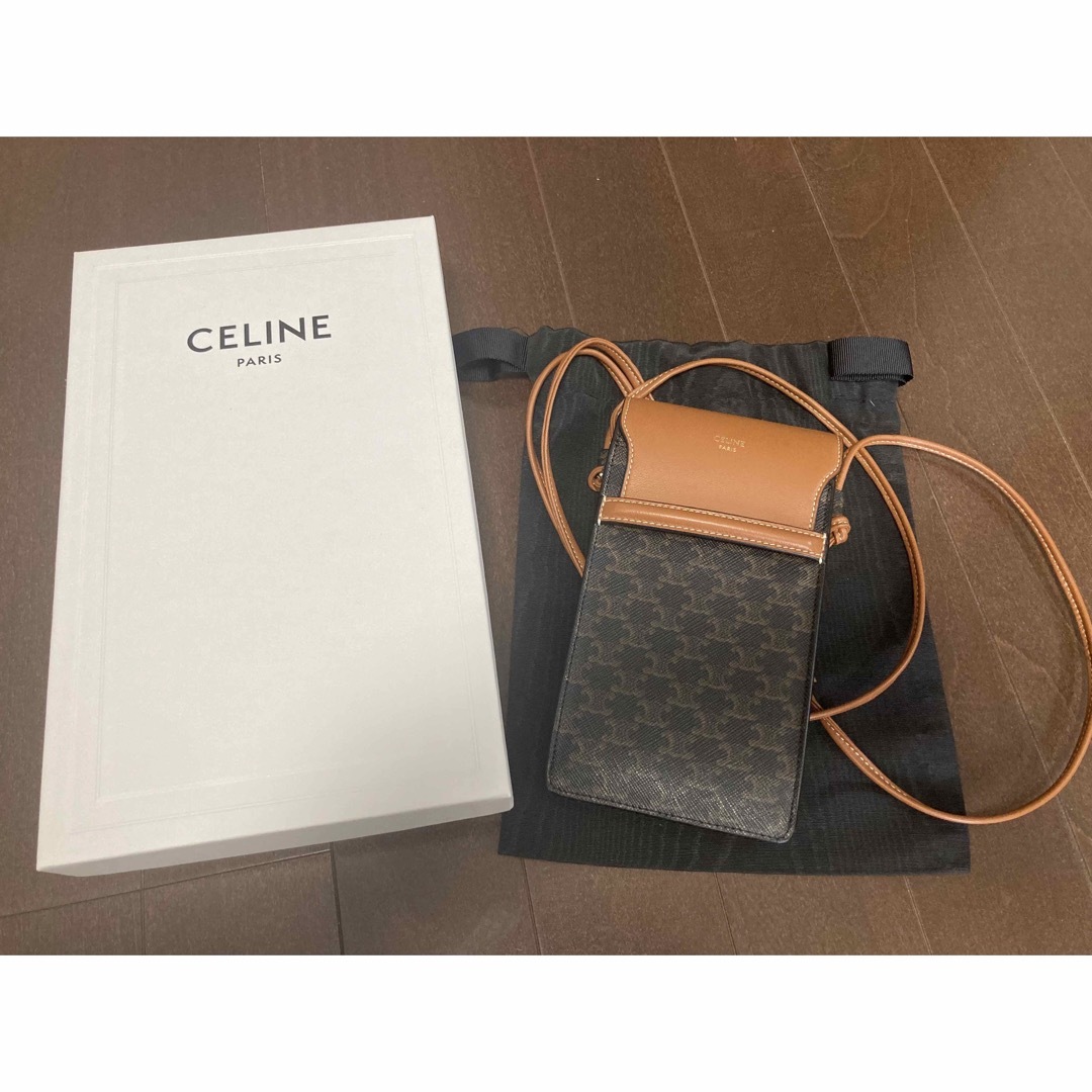 CELINE  モバイルポーチトリオンフ