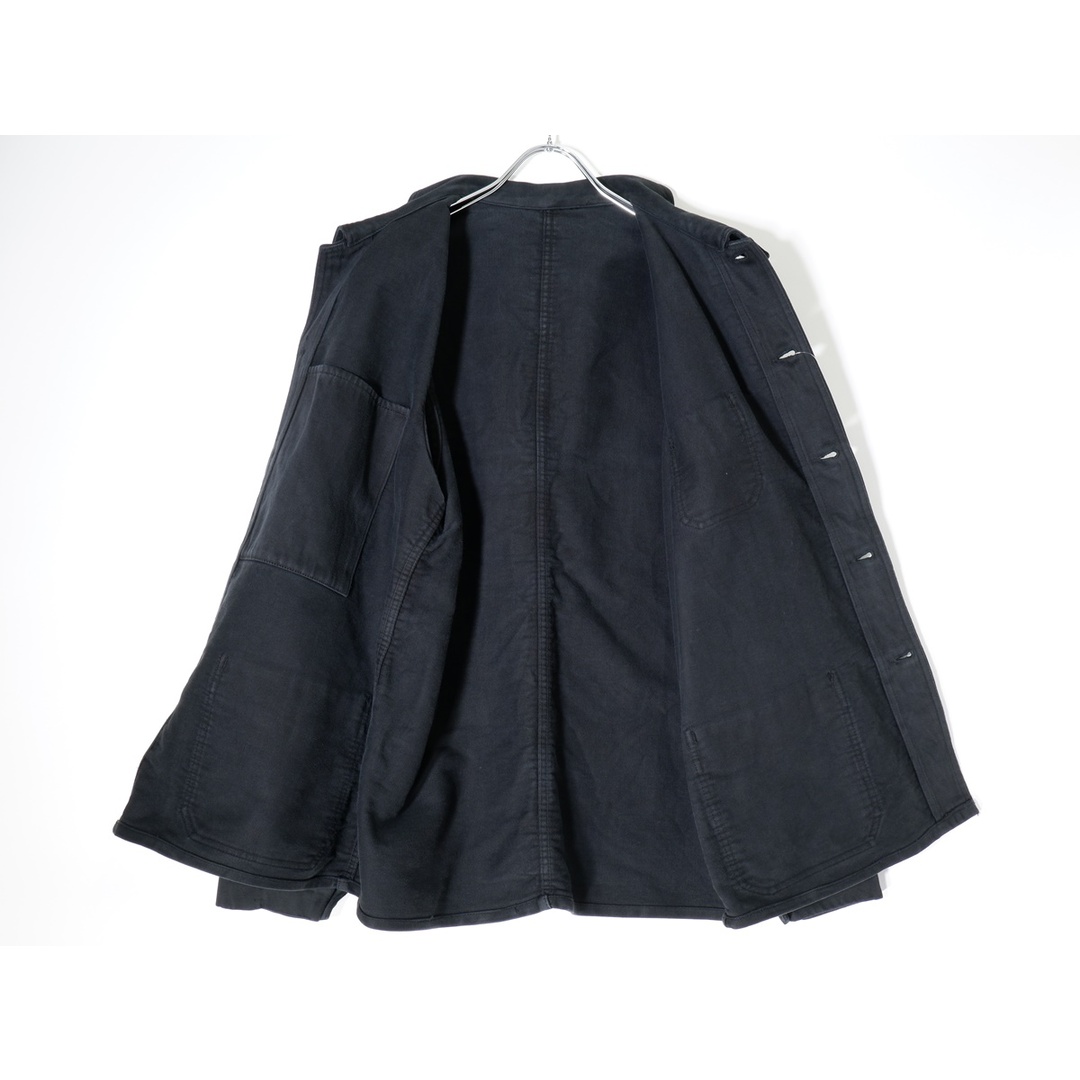 ヴィンテージ品 40's-50's ブラック モールスキン フレンチ ヴィンテージ品 40's-50's ブラック モールスキン フレンチ