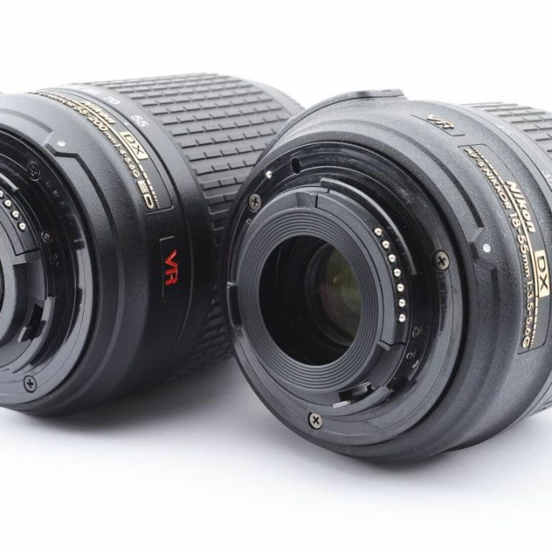 人気満点 Nikon D3400 Wズームレンズセット 一眼レフ カメラ