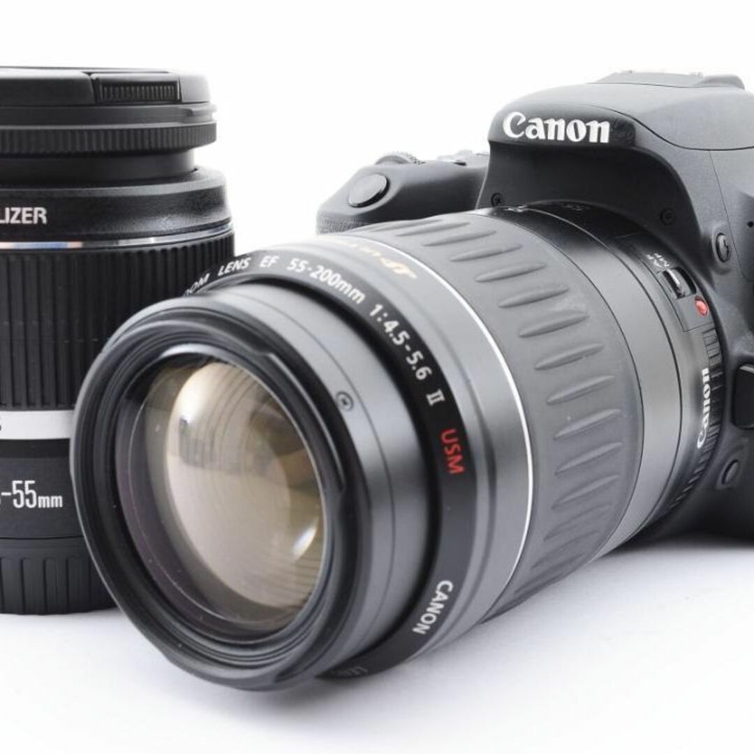 【G153】Canon　EOS　KISS　X9　Wレンズセット　一眼レフ
