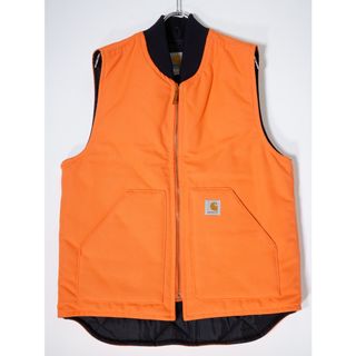 カーハート(carhartt)のカーハートCARHARTT メキシコ製オレンジ ダックベスト【S】【MJKA72164】(その他)