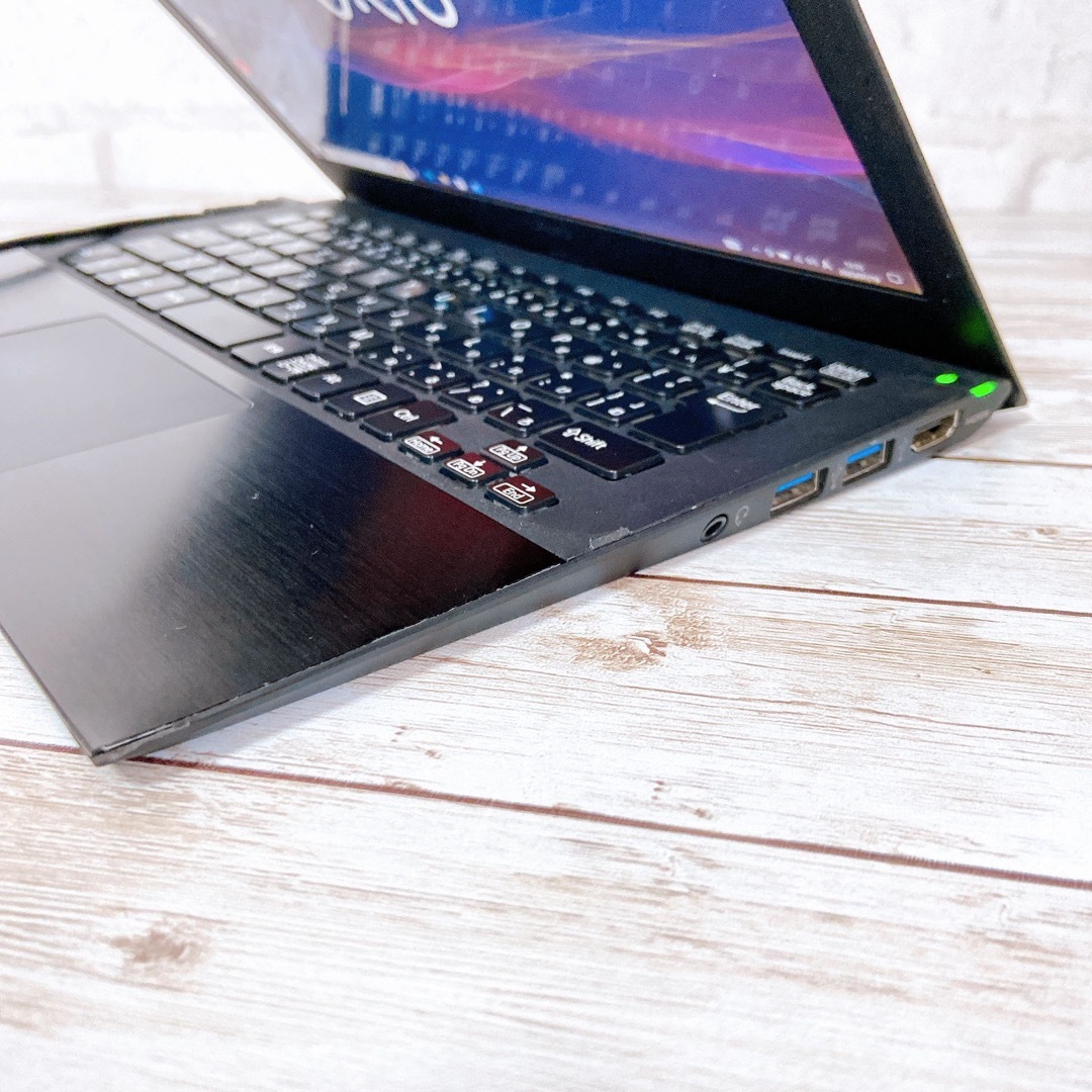 高性能✨VAIO☘Corei7&メモリ8GB&SSD搭載‼軽量ノートパソコン