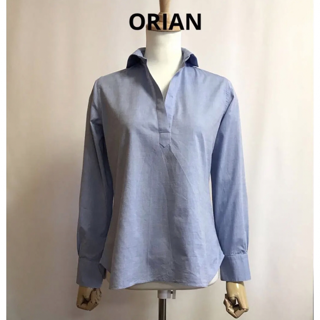 ORIAN スキッパー プルオーバー カッタウェイシャツ