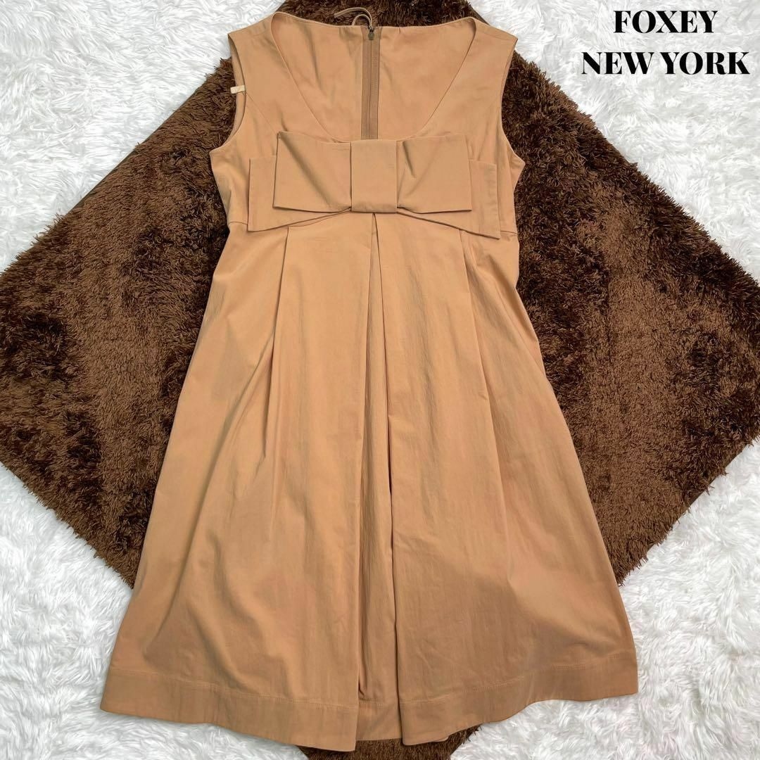 FOXEY NEW YORK - 【美品】FOXEY NEW YORK レディ パピヨン リボン