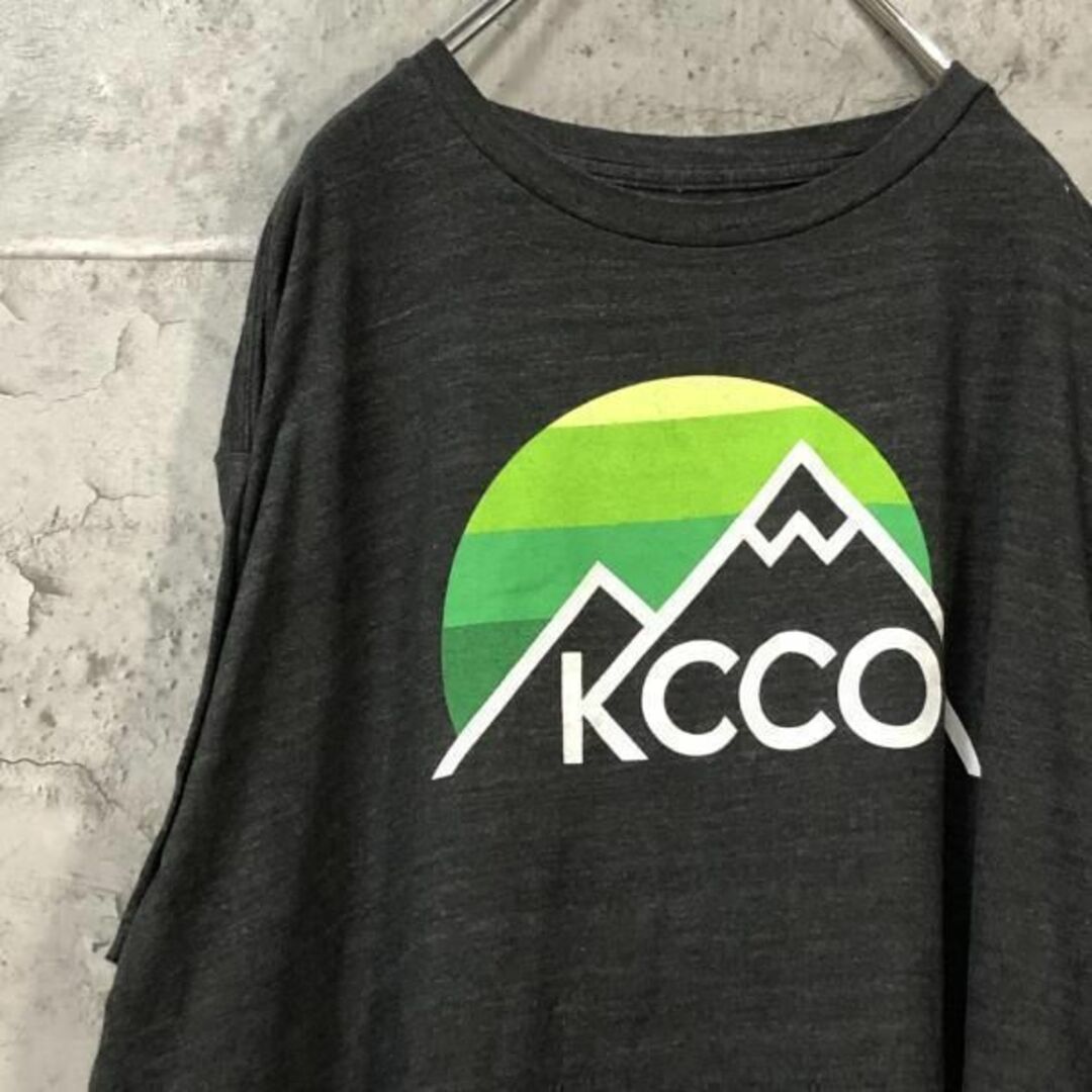 KCCO 山脈 太陽 USA輸入 オーバーサイズ Tシャツ メンズのトップス(Tシャツ/カットソー(半袖/袖なし))の商品写真