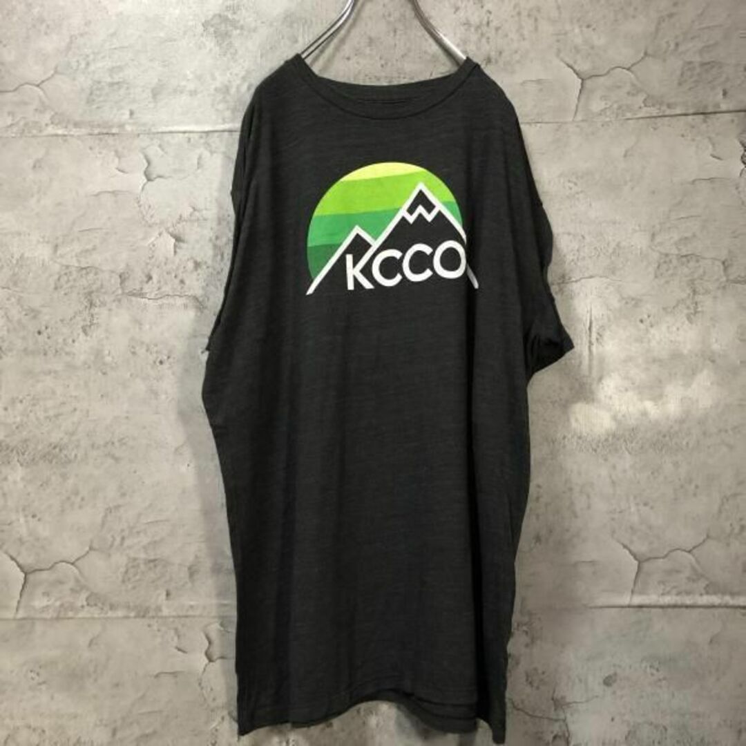 KCCO 山脈 太陽 USA輸入 オーバーサイズ Tシャツ メンズのトップス(Tシャツ/カットソー(半袖/袖なし))の商品写真