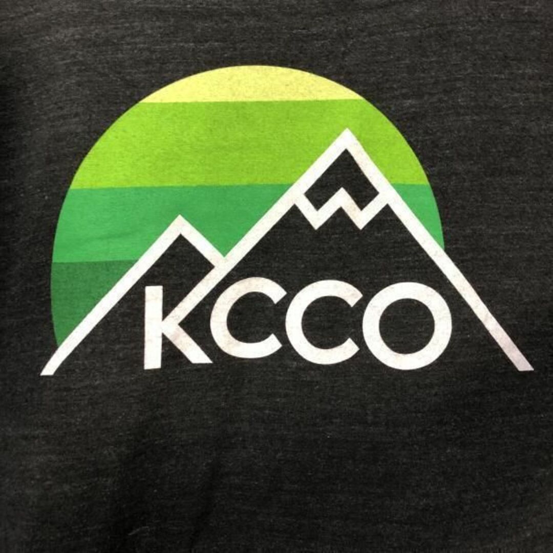 KCCO 山脈 太陽 USA輸入 オーバーサイズ Tシャツ メンズのトップス(Tシャツ/カットソー(半袖/袖なし))の商品写真