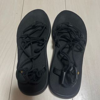 テバ(Teva)のTeva テバ サンダル 黒 ブラック【23.5cm】(サンダル)