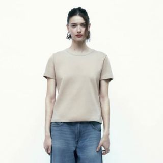 ザラ(ZARA)のZARA コットンTシャツ(Tシャツ(半袖/袖なし))