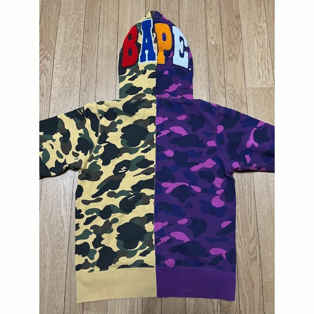 bape camo shark hoodie ベイプ　シャーク　パーカー　迷彩