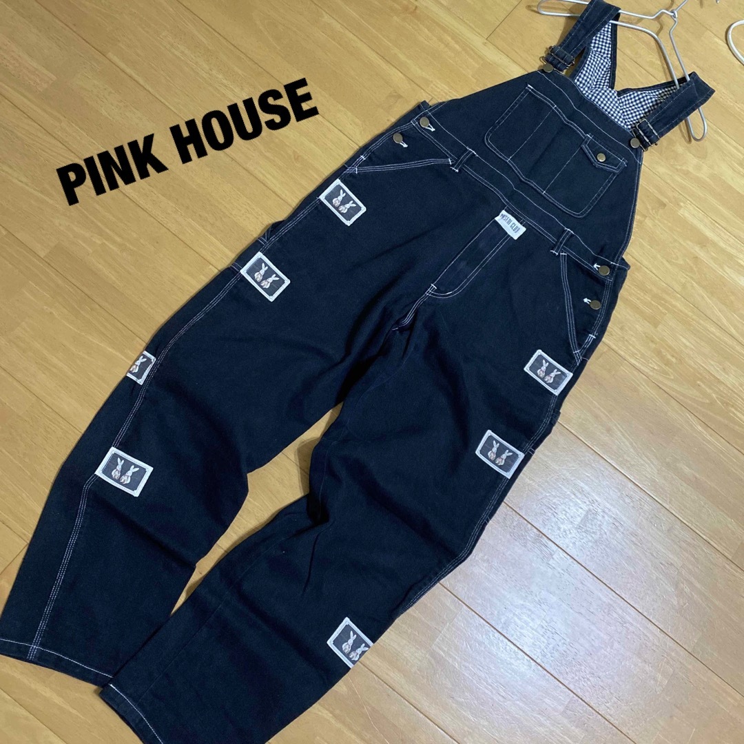 ピンクハウス PINK HOUSE パッチワーク サロペット