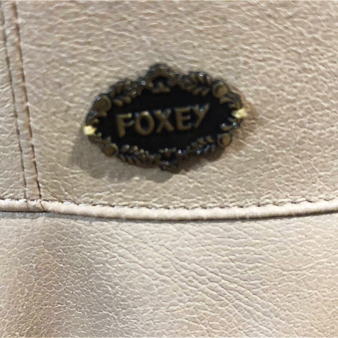 FOXEY NEW YORK - 極美品 高級感 フォクシーFOXEY ワンピース ベージュ