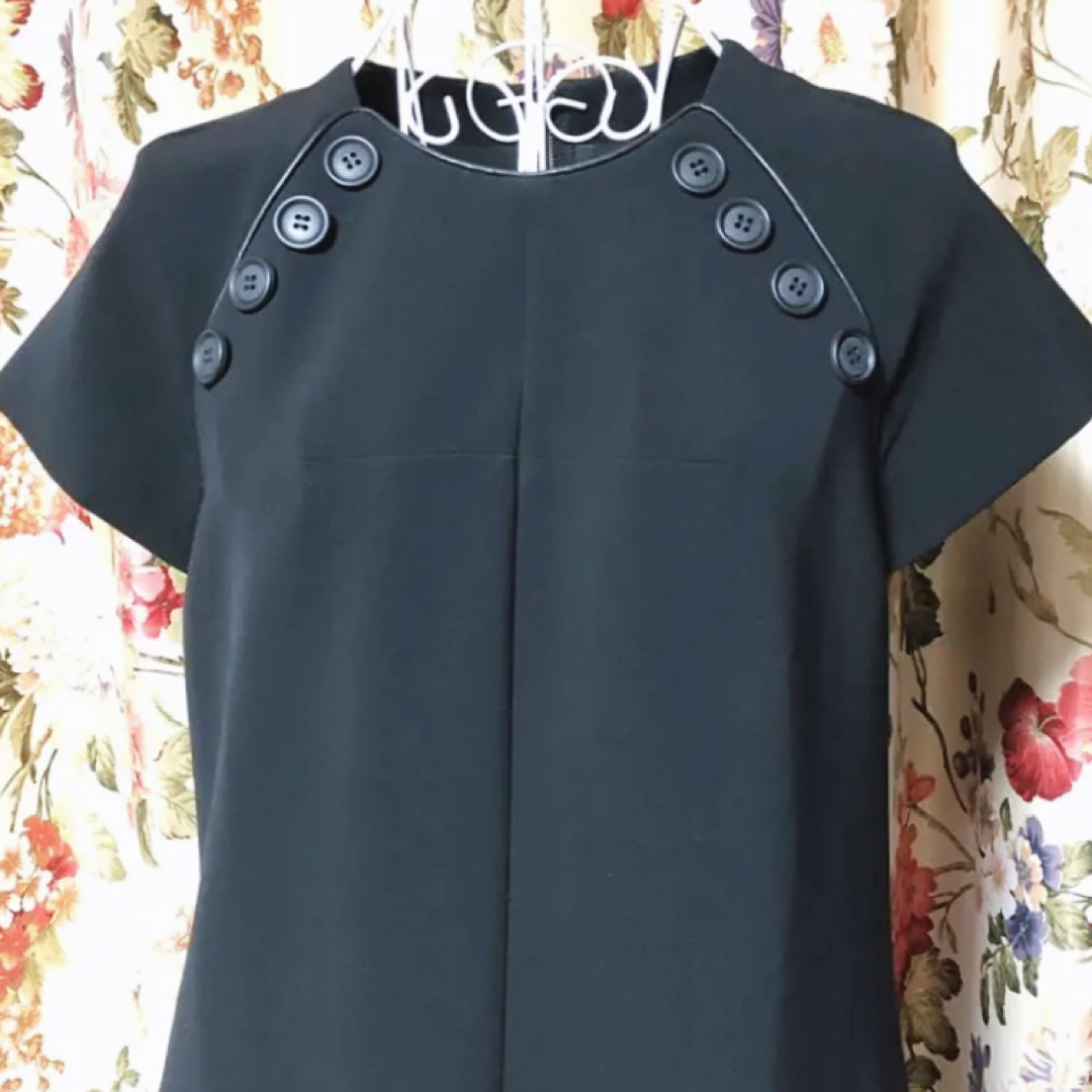 FOXEY NEW YORK - フォクシーFOXEY ワンピース ブラック 半袖 新品同様
