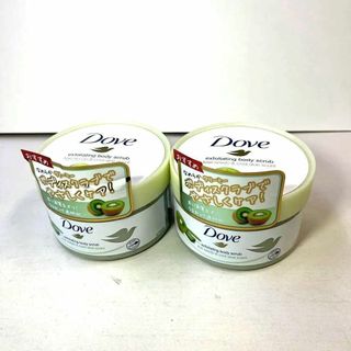 DOVE クリーミーボディスクラブ 2個セット　キウイ&アロエ(ボディスクラブ)