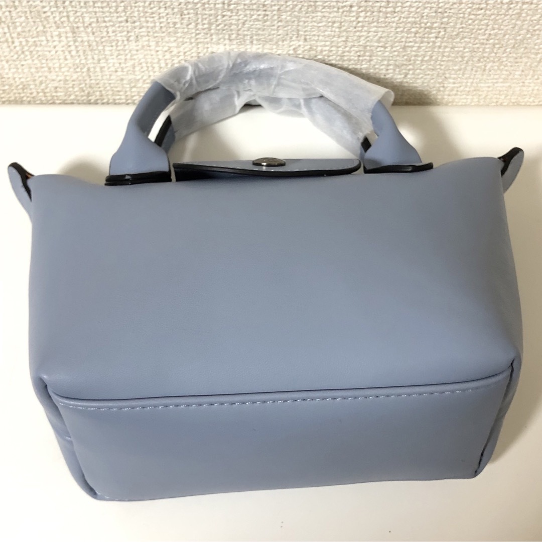 LONGCHAMP(ロンシャン)の【新品】ロンシャンル プリアージュ キュイールXS レザー　ブルーグレー レディースのバッグ(ショルダーバッグ)の商品写真