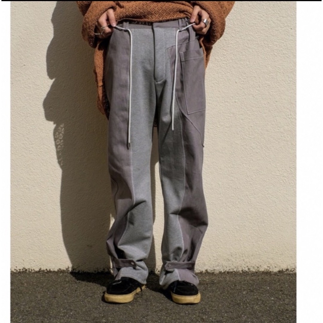 簡単購入 SYU.HOMME/FEMM Un Remake pants gray 22ss スラックス