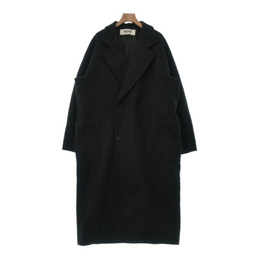 【美品】BASISBROEK バージスブルック GREAT COAT 黒 3