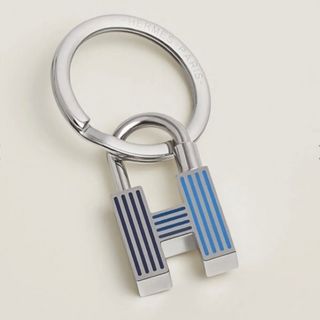 エルメス(Hermes)の【新品・未使用品】 エルメス クイズレインボー キーホルダー カデナ シルバー(キーホルダー)