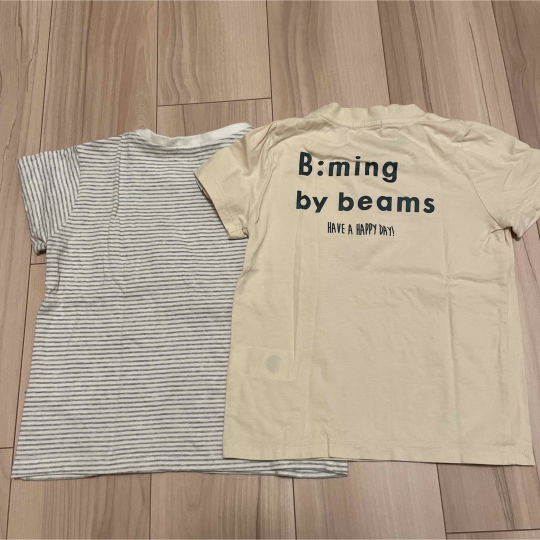 B:MING LIFE STORE by BEAMS(ビーミング ライフストア バイ ビームス)のビーミングビームス ミニ  子ども服　キッズ　Tシャツ　2枚セット　110 半袖 キッズ/ベビー/マタニティのキッズ服男の子用(90cm~)(Tシャツ/カットソー)の商品写真